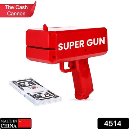 4514 Money Gun Shooter Cash Spray Gun Make It Rain Toy Gun Cash Cannon Money Gun Great Fun For Party Games Wedding Birthday