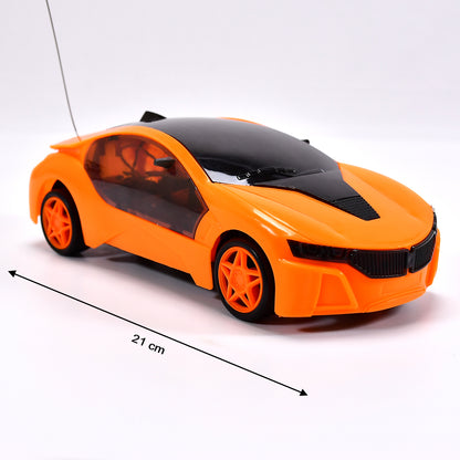 4451 Remote Control Fast Modern Racing Car 3d Light With Go Forward And Backward