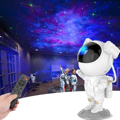 Astronaut Galaxy Projector - 360 Magnetic Head Rotation, Remote Control - Bara Zum