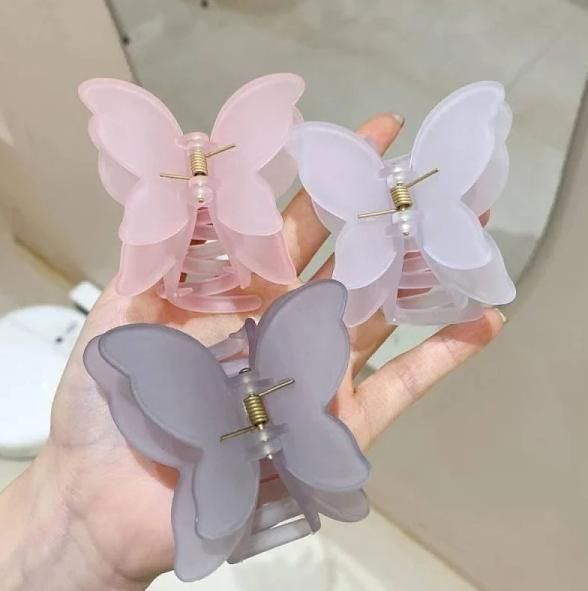 Korean Trendy fashion Butterfly Non-Slip Clip (Pack of 4) - Bara Zum