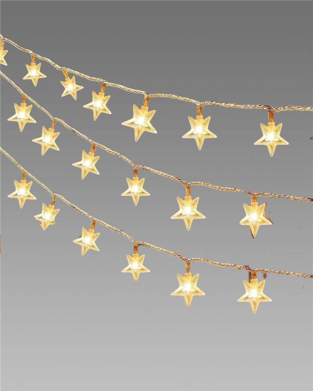 Serial String Star Lights for Decoration - Bara Zum