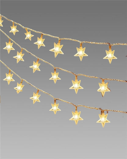 Serial String Star Lights for Decoration - Bara Zum