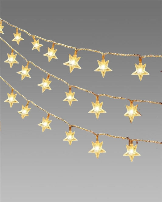 Serial String Star Lights for Decoration - Bara Zum