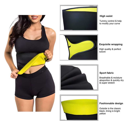 Sweat Belt - Hot Body Shaper Belly Fat Burner For Men & Women - Bara Zum