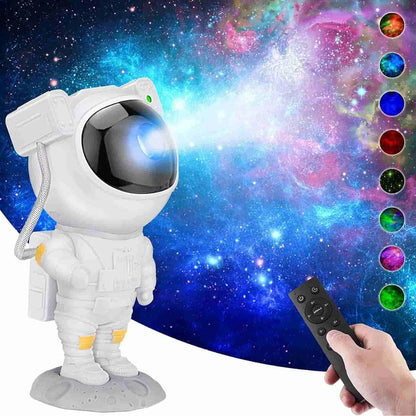 Astronaut Galaxy Projector - 360 Magnetic Head Rotation, Remote Control - Bara Zum