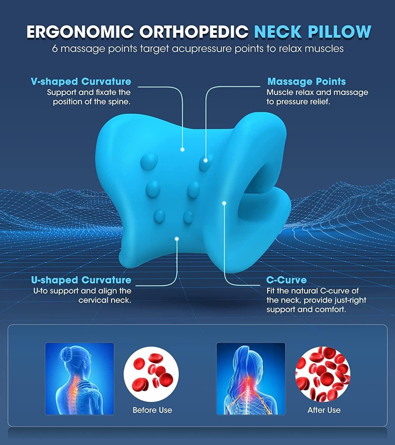 Neck and Shoulder Relaxer For Cervical Spine Alignment - Bara Zum