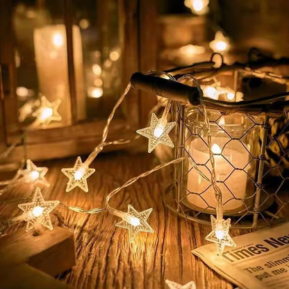 Serial String Star Lights for Decoration - Bara Zum