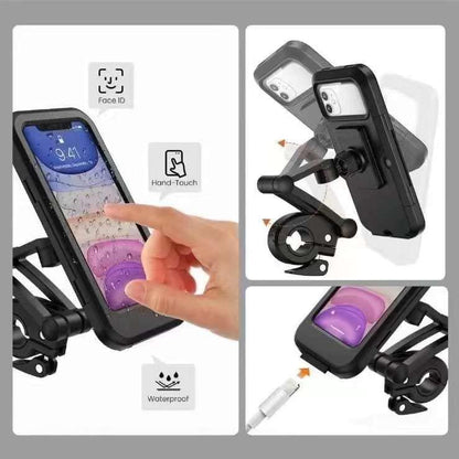 Universal 360 Rotation Bike Waterproof Cell Phone Holder. - Bara Zum