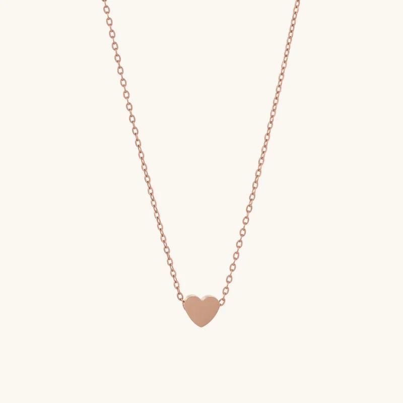 Paris Heart Necklace Pack Of 2 - Bara Zum