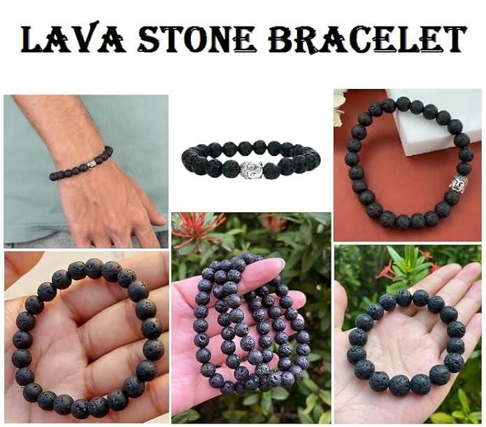 Natural Lava Rock Bracelet - Bara Zum