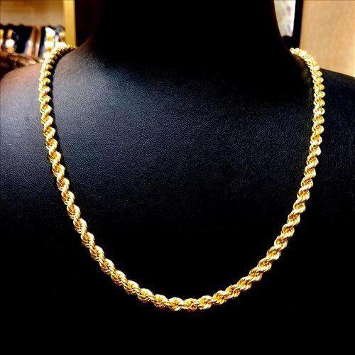 Latest Brass Gold Plated Chain - Bara Zum