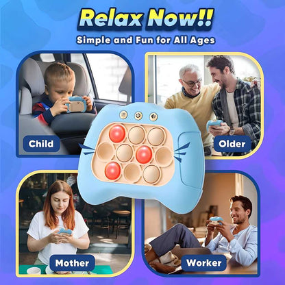 Bubble Pop Fidget Toy, Electronic Quick Push Game Console - Bara Zum