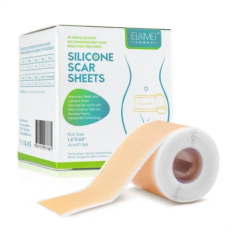 Silicone Scar Sheets, Silicon gel sheets for Scars Transparent Medical Silicone Gel Tape - Bara Zum