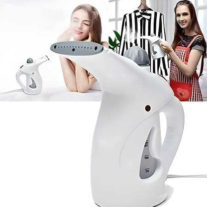 Fast Heat-up Portable Handheld Garment/Facial Vapor Steamer Iron Brush for Home and Travel Handy (Multicolour) - Bara Zum