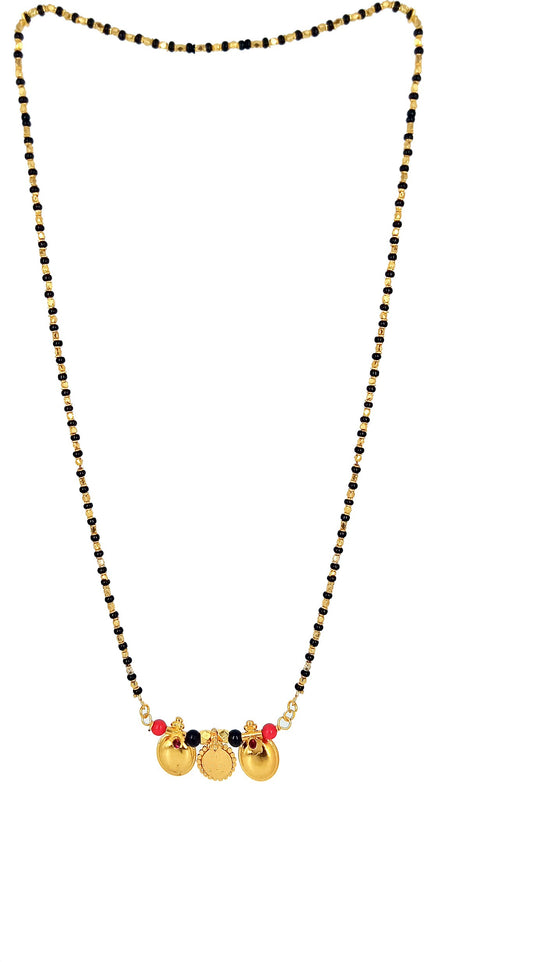 Trendy Gold Plated Mangalsutra - Bara Zum