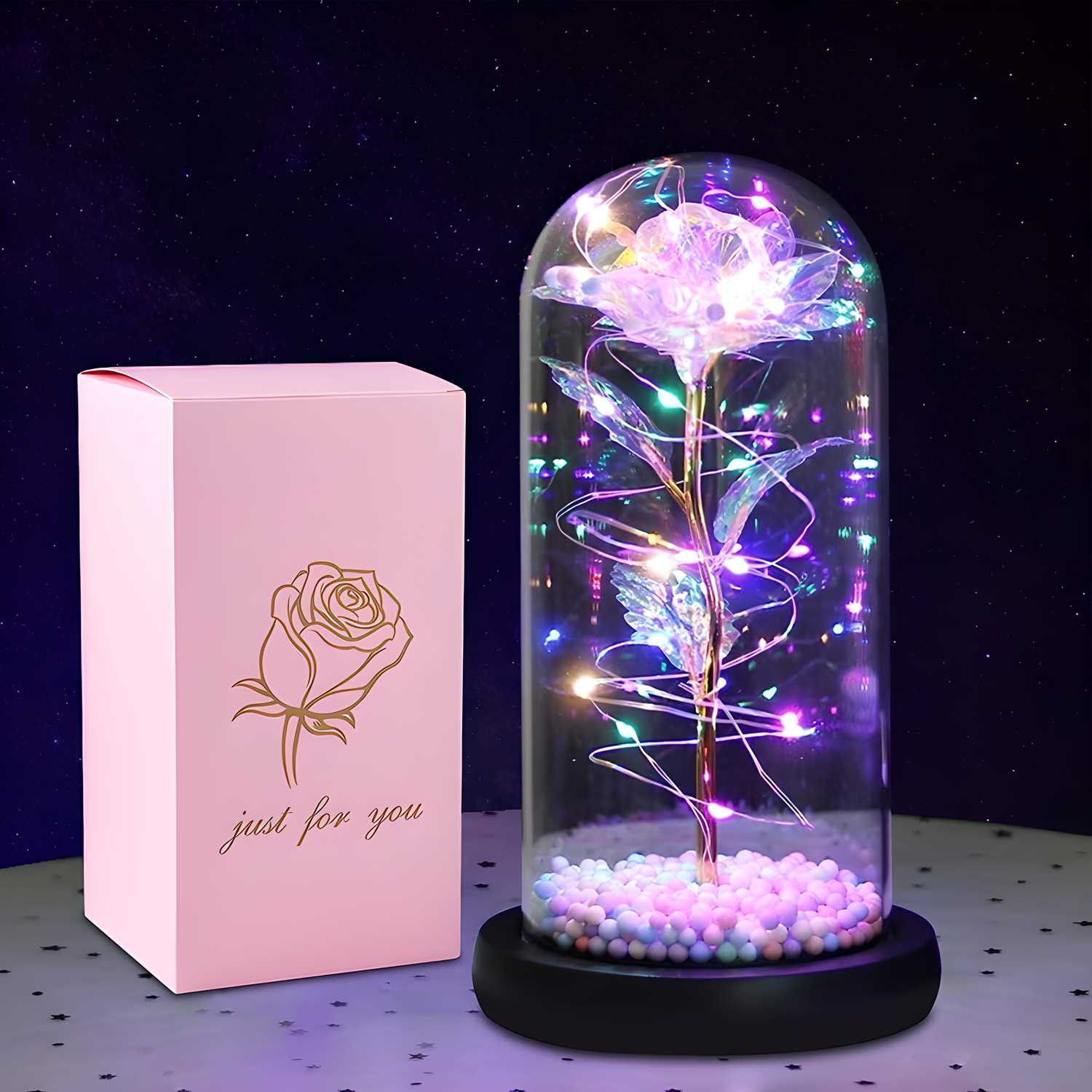 Rose Light Up Flower - Bara Zum