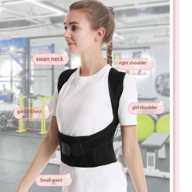 Adjustable Back Posture Corrector/ Slouching Relieve Pain Belt Women Men - Bara Zum