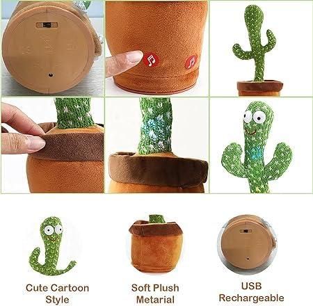 LED Musical Dancing & Mimicry Cactus Toy - Bara Zum