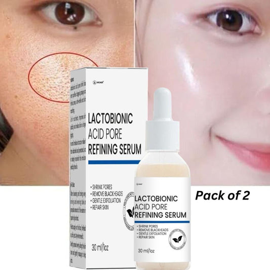 Lactobionic Acid Pore Refining Serum 30ML (Pack of 2) - Bara Zum