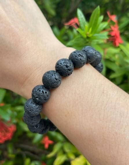 Natural Lava Rock Bracelet - Bara Zum