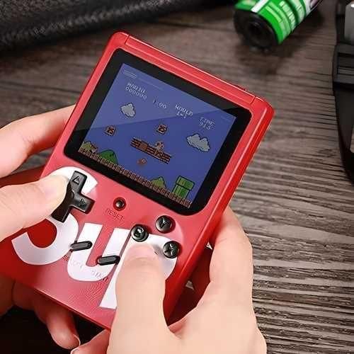 400 in 1 Sup Video Games Portable, Led Screen and USB Rechargeable, Handheld Console, Classic Retro Game Box Toy for Kids Boys & Girls (Multi Color ,1 pcs) - Bara Zum