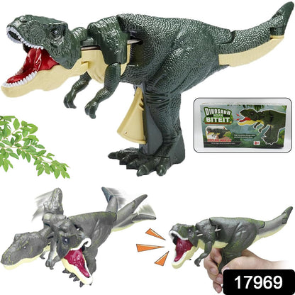 17969 Dinosaur Roaring Toys Trigger Dinosaurs Toys With Dinosaur Sound Lighting Model Vibrating Headmoving (3 + Years  1 Pc)