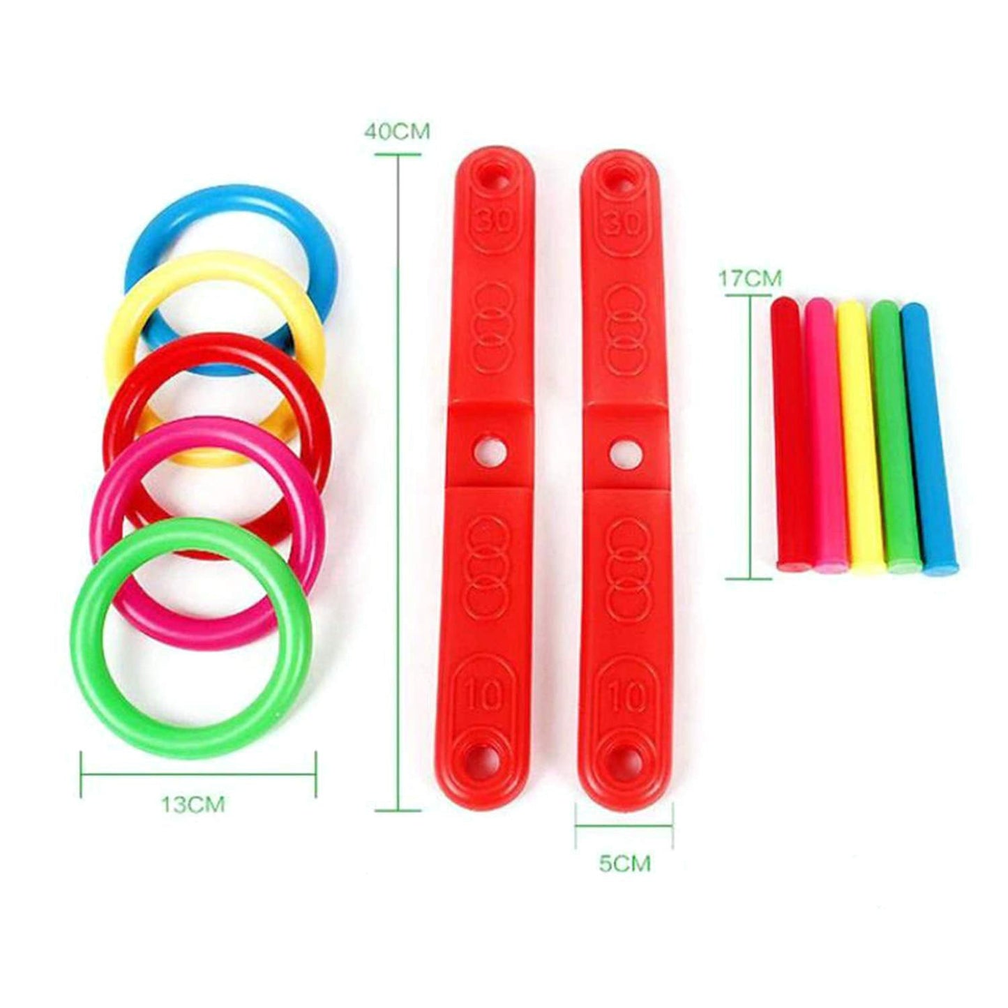 8078 13 Pc Ring Toss Game Widely Used By Childrens And Kids For Playing And Enjoying Purposes And All In All Kinds Of Household And Official Places Etc.