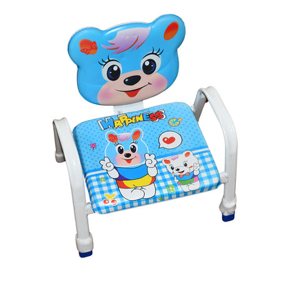 Cartoon Baby Chair Strong Steel Cushion  Comfortable Baby Chair High Quality Chair (1 Pc)