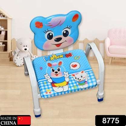 Cartoon Baby Chair Strong Steel Cushion  Comfortable Baby Chair High Quality Chair (1 Pc)