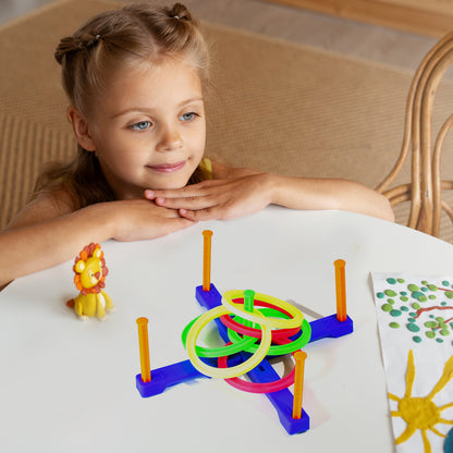 4447  Ringtoss Junior Activity Set For Kids For Indoor Game Plays And For Fun.