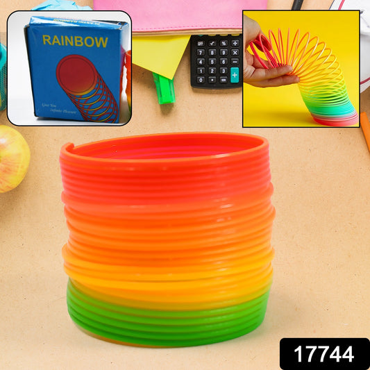 17744 Rainbow Spring Rainbow Spring Toys Slinky Slinky Spring Toy Toy For Kids For Kids Adults Of All Age Group For Birthdays Compact And Portable Easy To Carry (1 Pc)