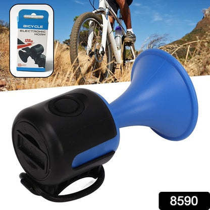 8590 Bicycle Air Horn Loud - 120db 1 Sound Mode Electronic Bicycle Bellsuper Electric Horn With Long Standby Button Battery Operatedipx4 Waterproof Loud Bell For Adults