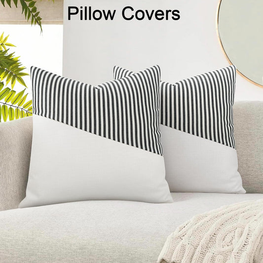 Decorative Pillow Covers Cushion Cases Soft Cotton (26  26 Inch  1 Pair  2 Pc)