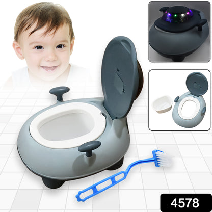 4578  Baby Portable Lighting  Music Toilet Baby Potty Training Seat Baby Potty Chair For Toddler Boys Girls Potty Seat For 1+ Year Child