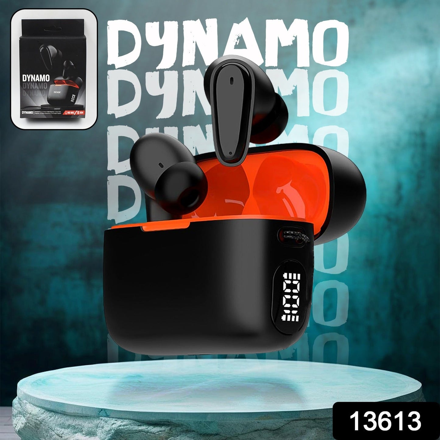 Dynamo Bluetooth Earbud  30 Hr Total Playtime (1 Set)