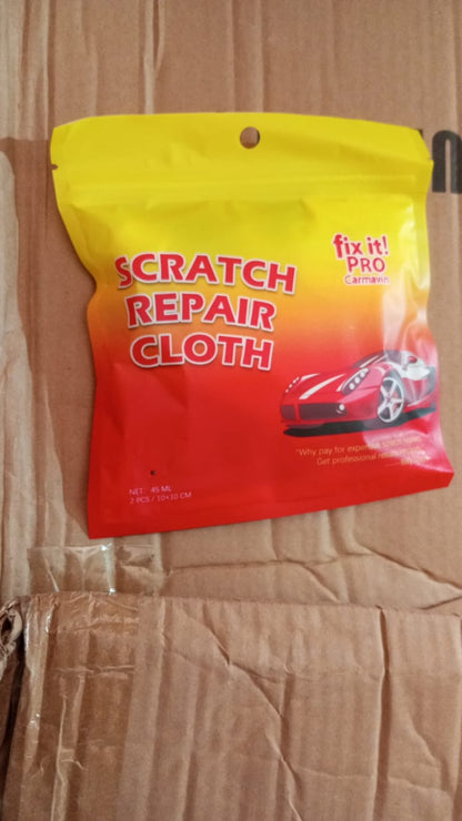 8527 Nano Magic Car Scratch Remover Cloth Multipurpose Scratch Repair Cloth Cloth For Car Paint Scratch Repair Easy To Repair Slight Scratches On The Surface Polishing Repeatable Use For All Kinds Of Car (45 Ml Repair Solution 2 Gloves 2 Nano Cloth)